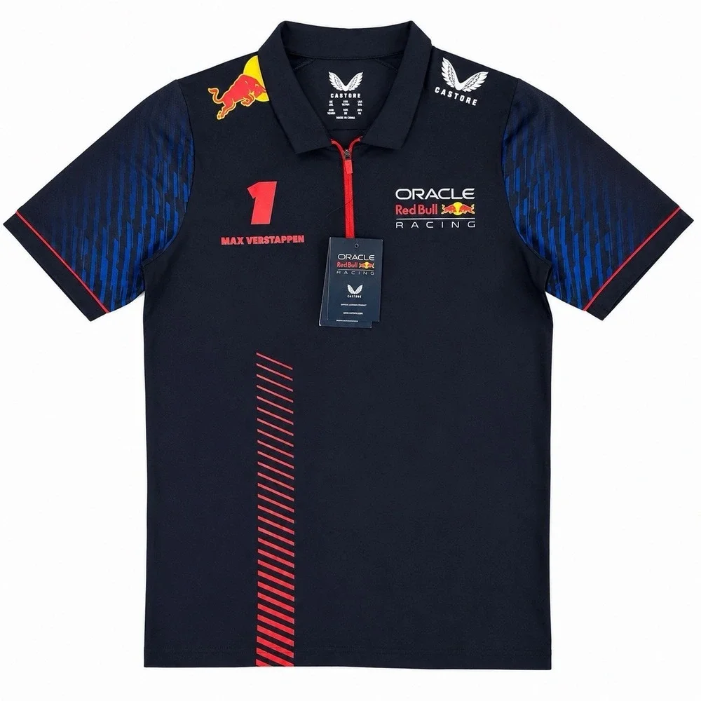 Castore Oracle Red Bull Racing Max Verstappen #1 Driver Polo Youth XL NWT JXL